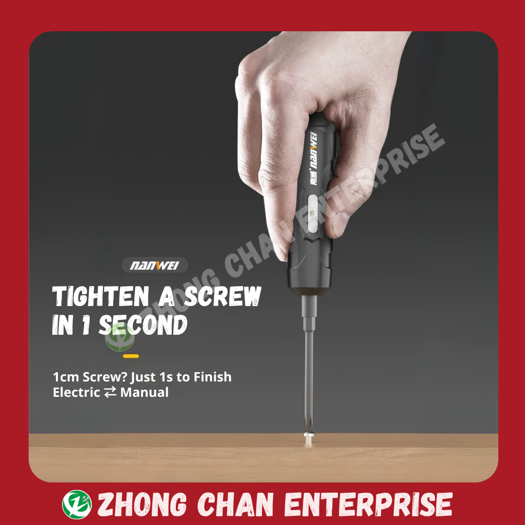 NANWEI 4.2V Mini Electric Screwdriver Set - 图片 4
