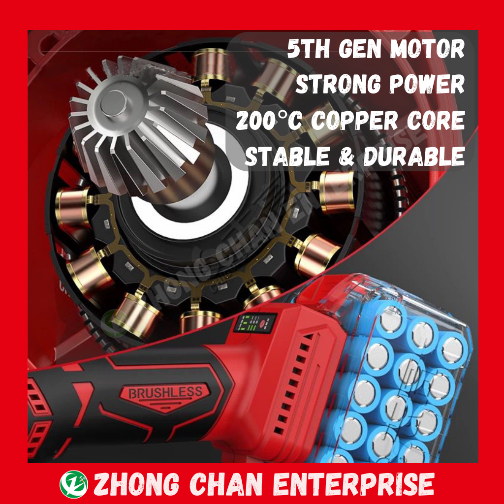 CHIGO Cordless Angle Grinder – Powerful Multi-Function Cutting & Grinding Tool - Image 4