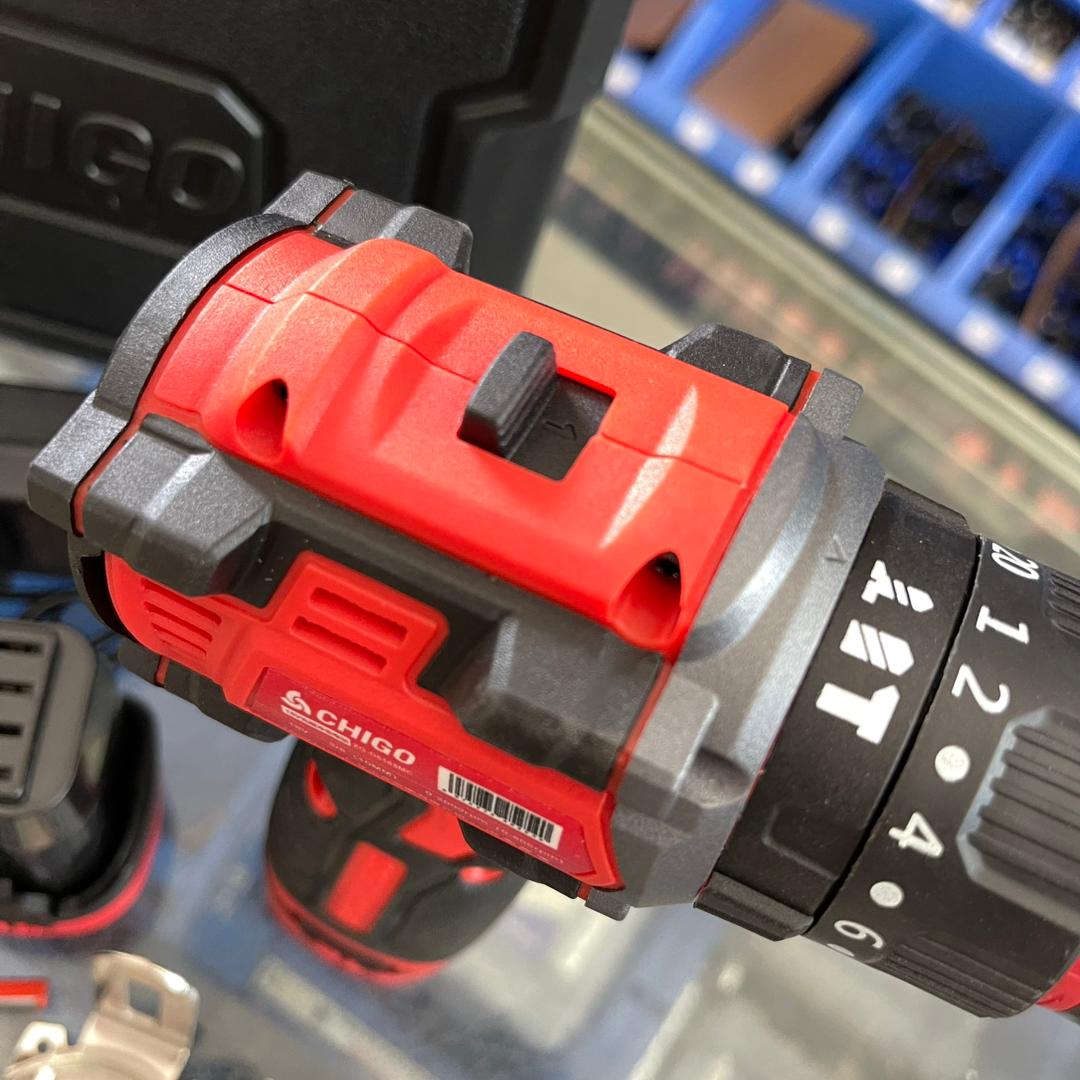 CHIGO 18V Cordless Brushless Electric Drill – 3/8" Chuck, High-Power Screwdriver - Image 5