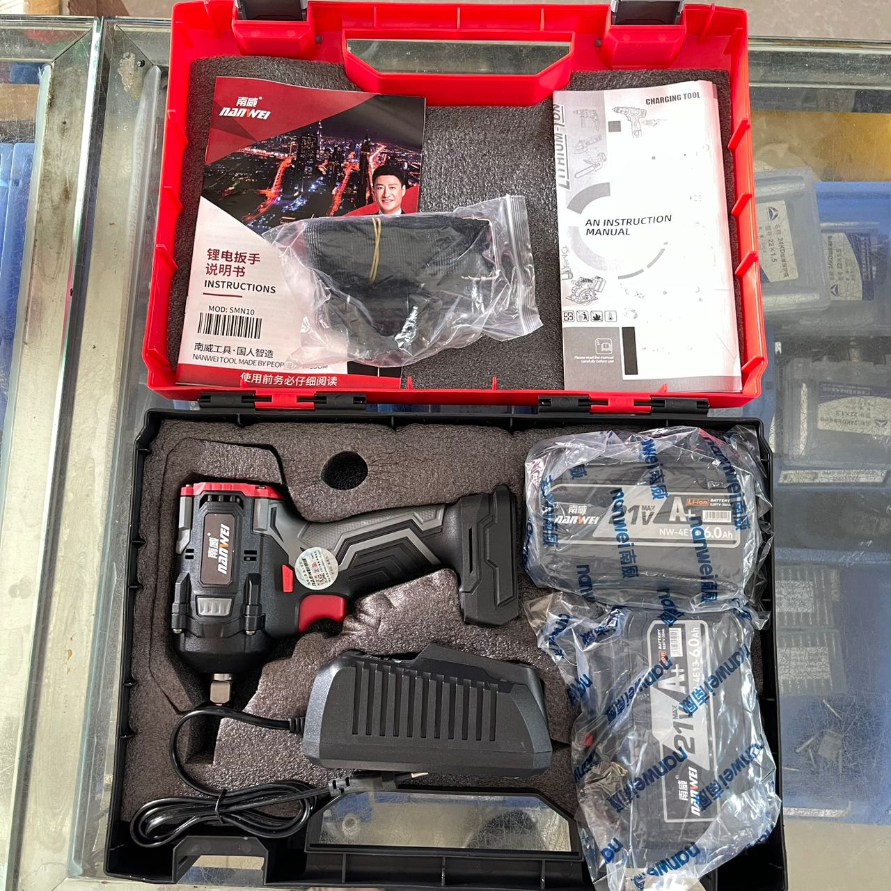 NANWEI 21V Brushless Impact Wrench – Cordless High-Torque Power Tool - Image 7