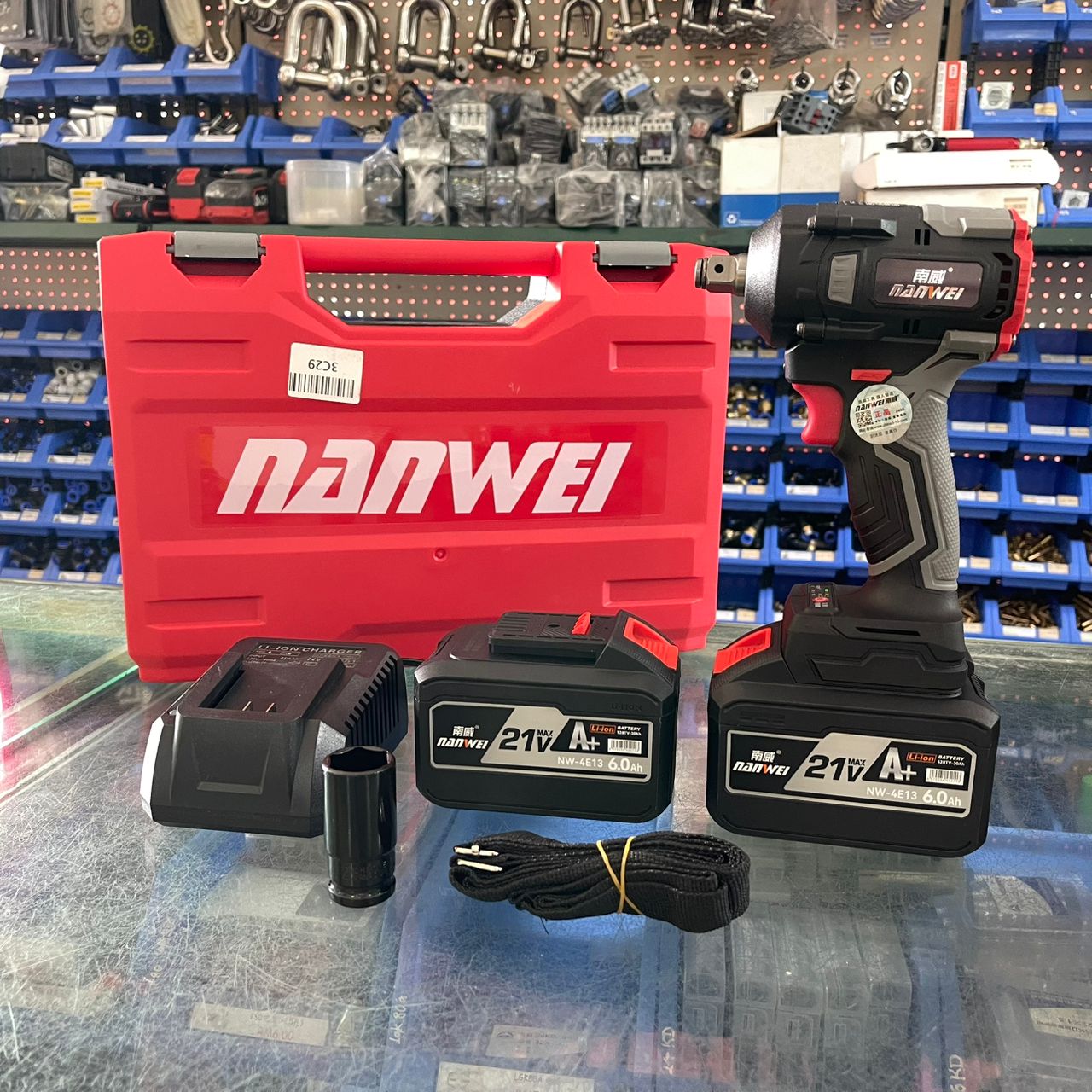 NANWEI 21V Brushless Impact Wrench – Cordless High-Torque Power Tool - Image 2