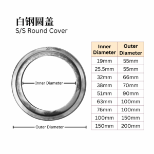 S/S Round Cover