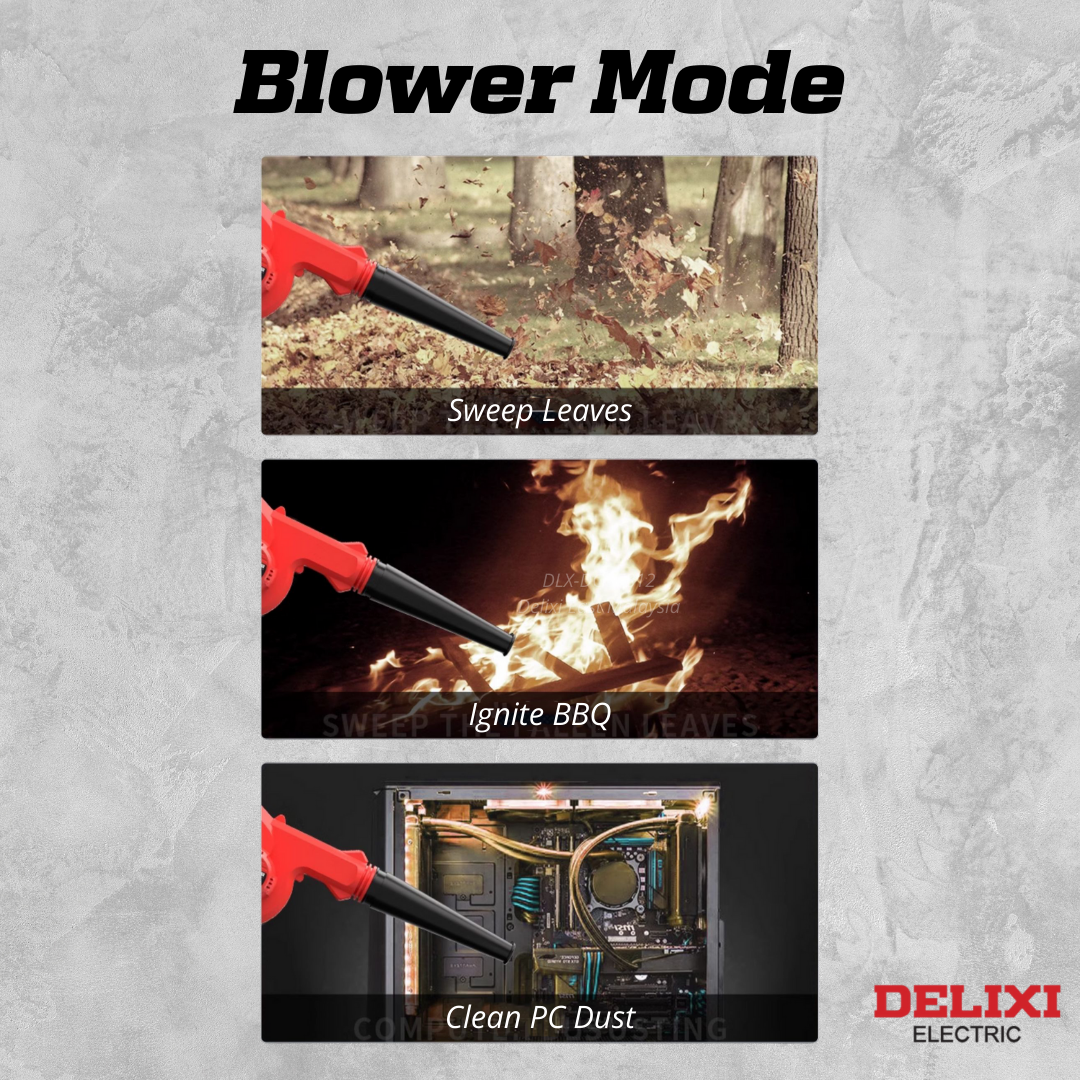 DELIXI 21V Cordless Blower | High Power | Industrial & Home Use - Image 5