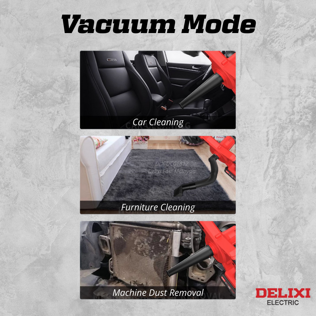DELIXI 21V Cordless Blower | High Power | Industrial & Home Use - Image 3