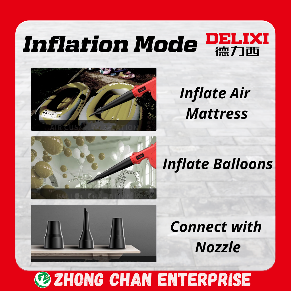 DELIXI 21V Cordless Blower | High Power | Industrial & Home Use - Image 6