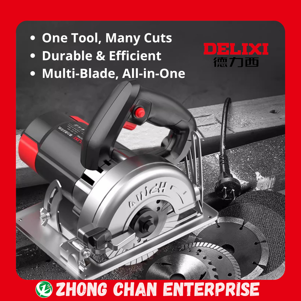 DELIXI Cutting Machine DLX-YB110 / DLX-YB1251 – 1480W Power, 110mm / 125mm Disc - Image 7