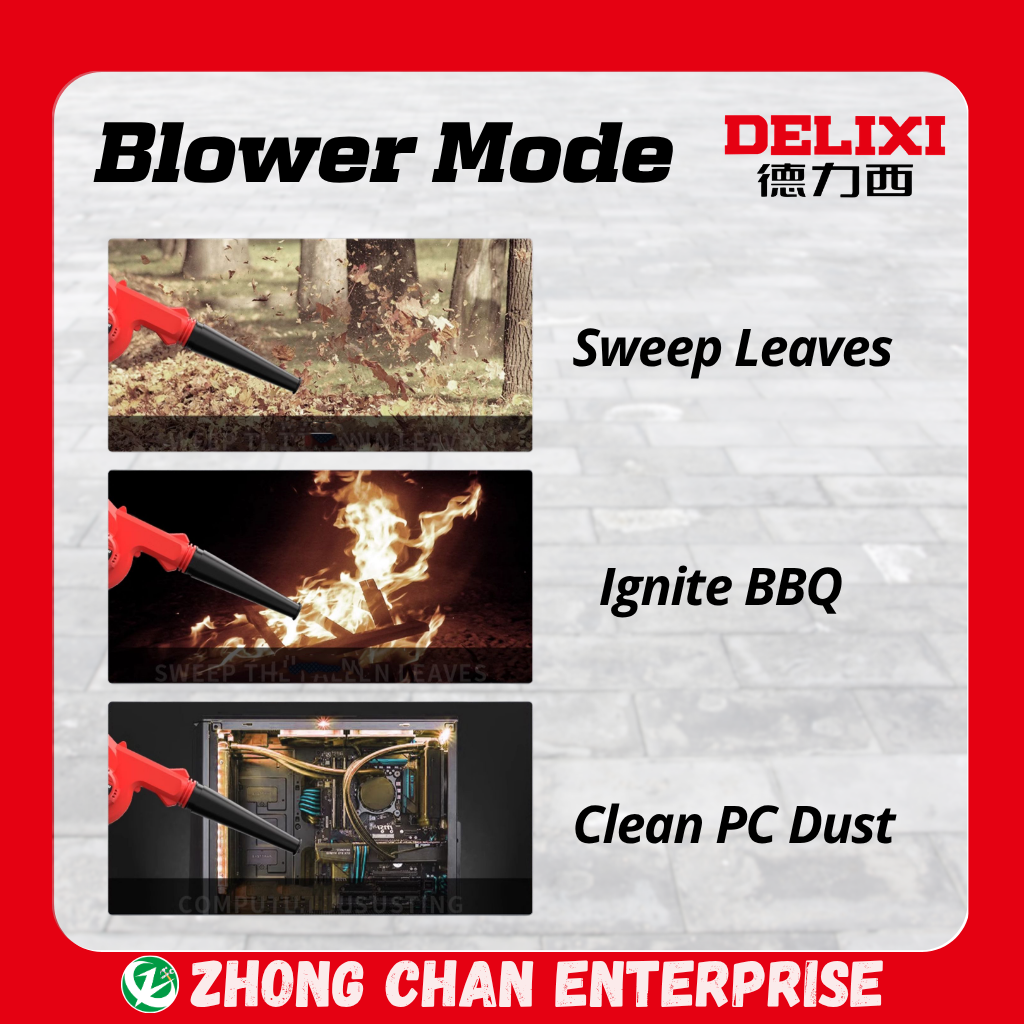 DELIXI 21V Cordless Blower | High Power | Industrial & Home Use - Image 5