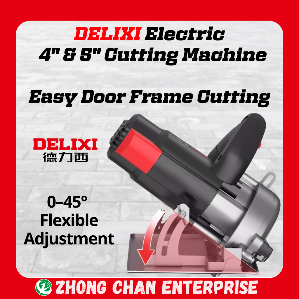DELIXI Cutting Machine DLX-YB110 / DLX-YB1251 – 1480W Power, 110mm / 125mm Disc - Image 5