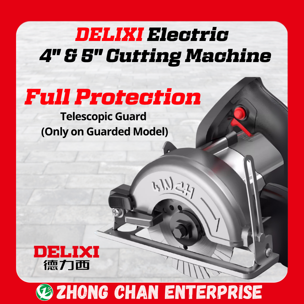 DELIXI Cutting Machine DLX-YB110 / DLX-YB1251 – 1480W Power, 110mm / 125mm Disc - Image 4