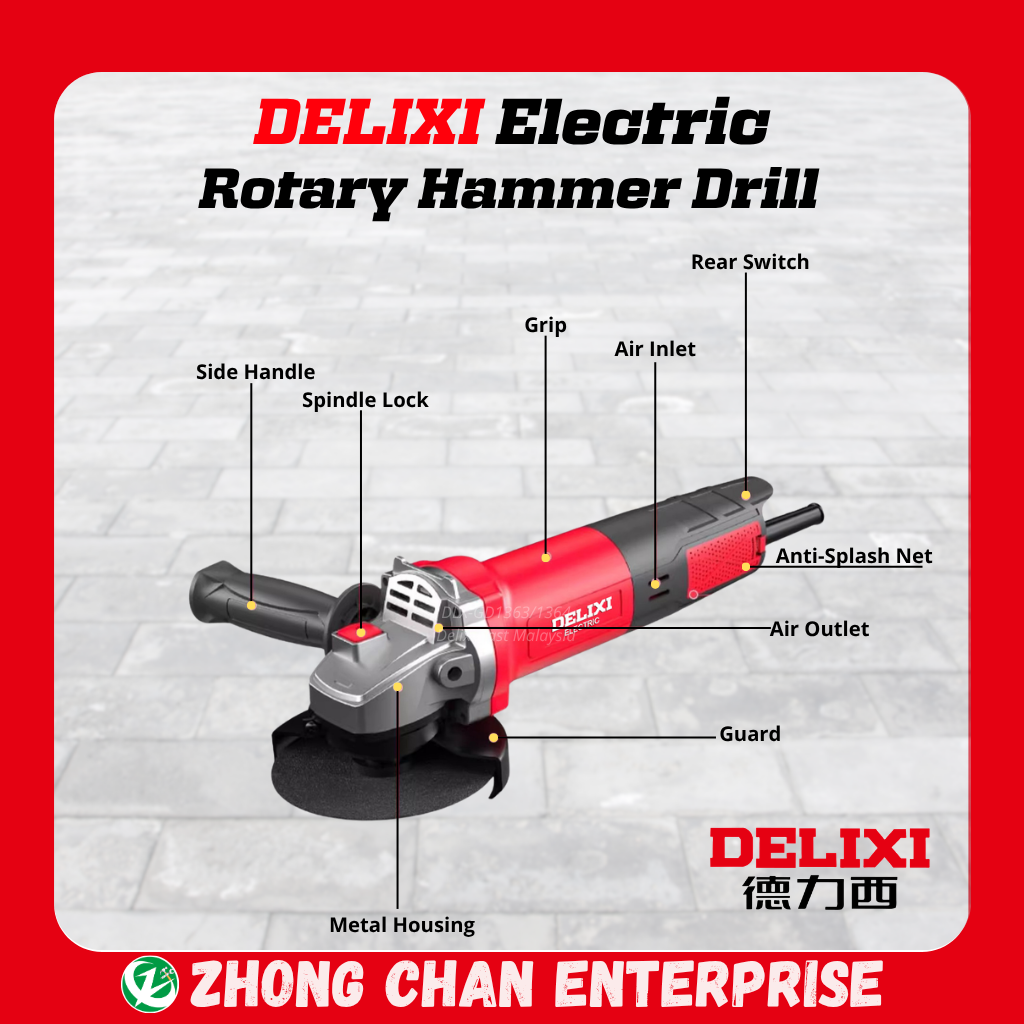 DELIXI Cutting & Polishing Machine DLX-GD1363 / GD1364 – 950W / 1100W - Image 3