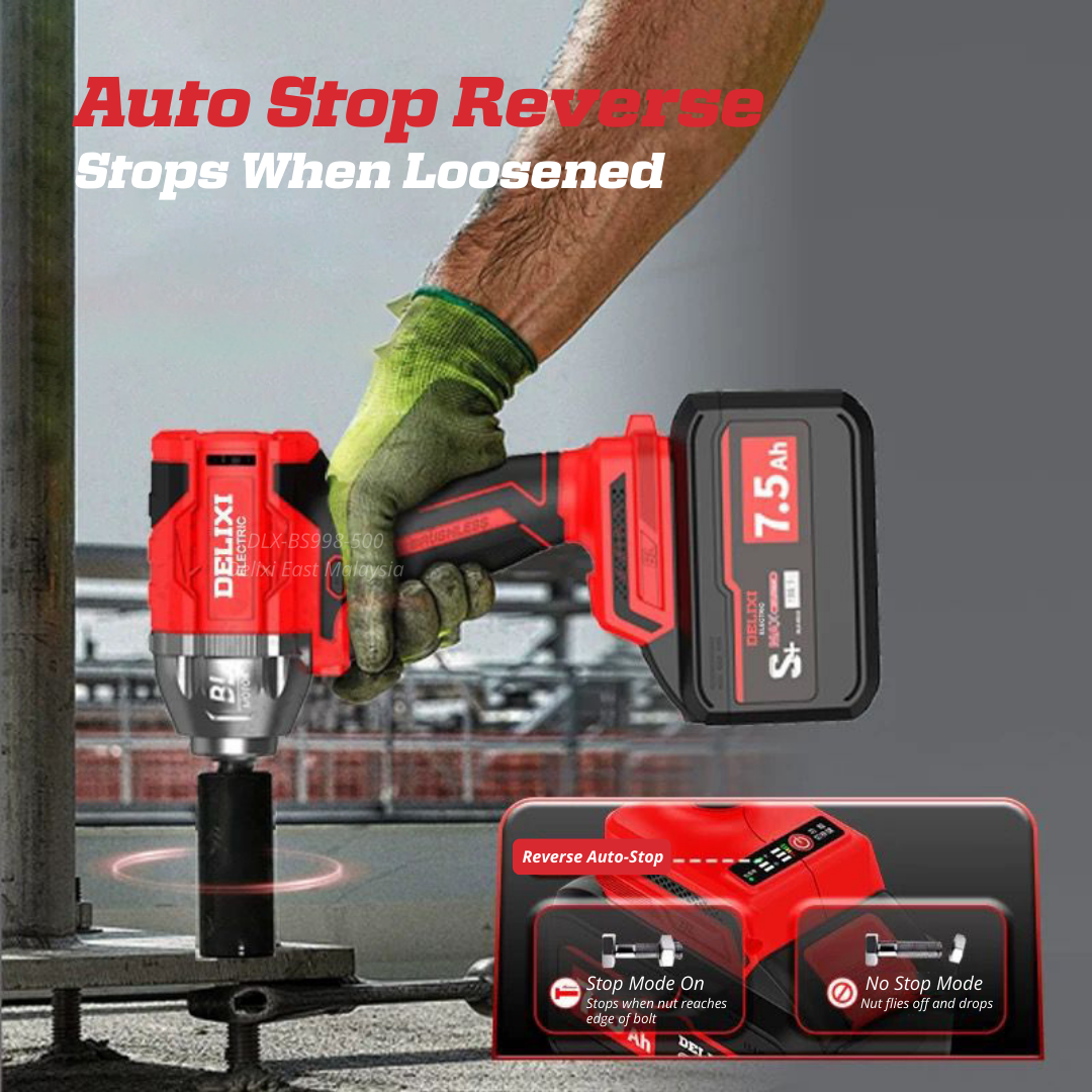 DELIXI 21V Cordless Impact Wrench – 600N·m High Torque - 图片 3