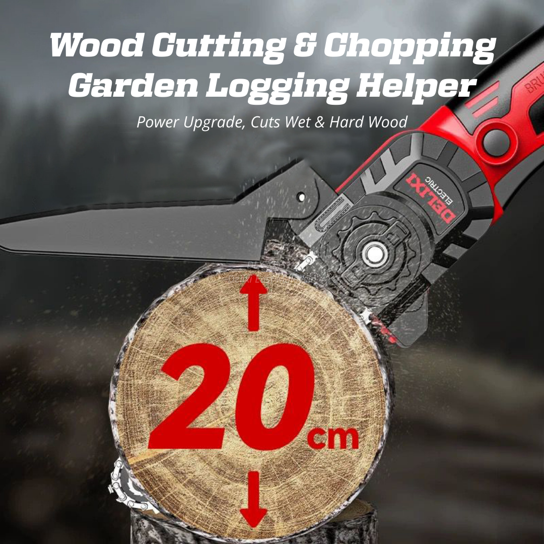 DELIXI 21V 8-Inch Cordless Pole Saw & Pruner – 200mm, 5400RPM Power - Image 5