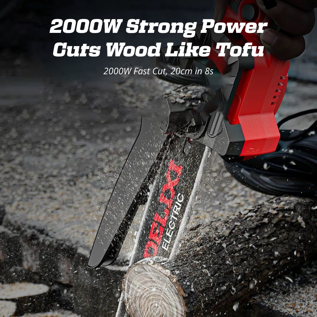 DELIXI 21V 8-Inch Cordless Pole Saw & Pruner – 200mm, 5400RPM Power - Image 4