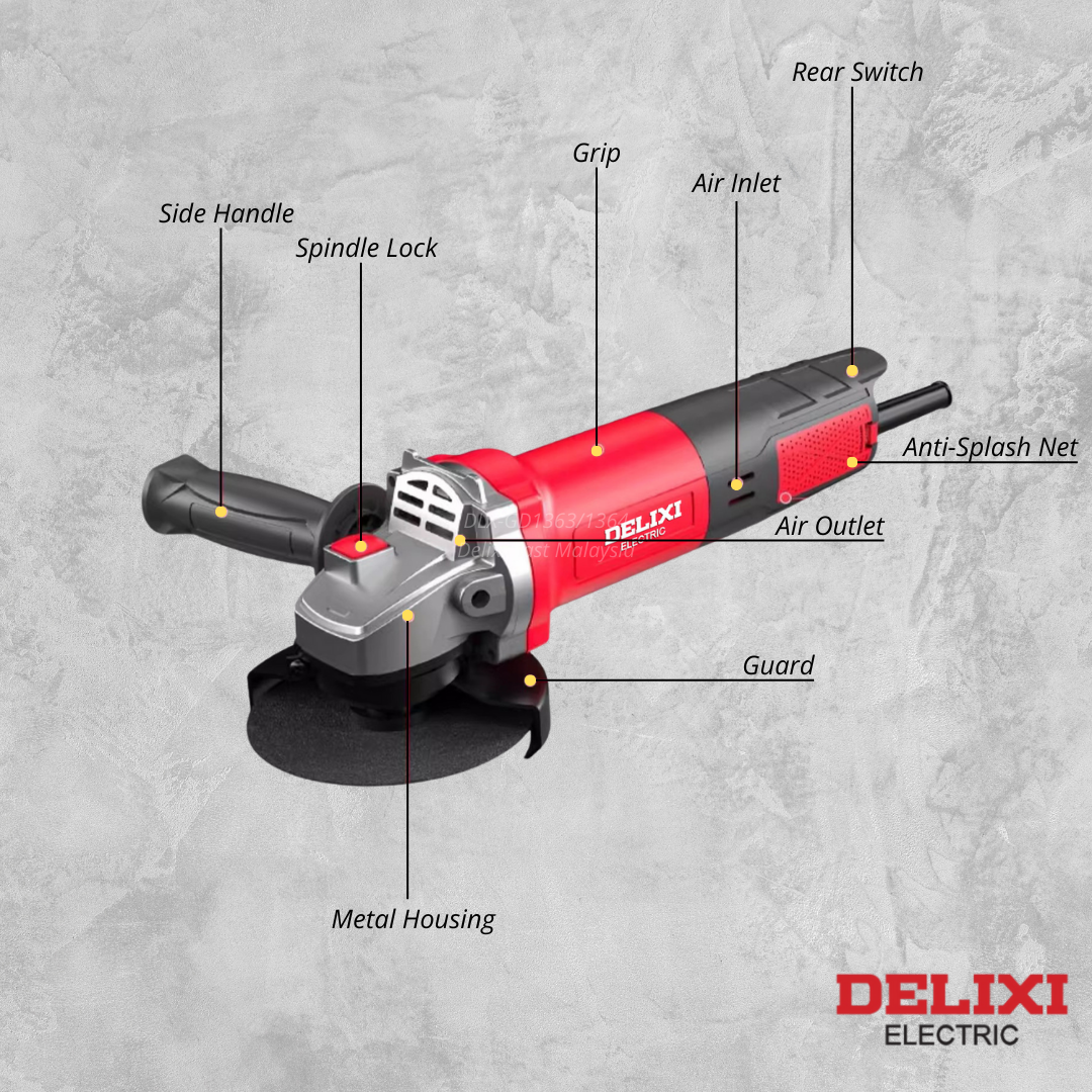 DELIXI Cutting & Polishing Machine DLX-GD1363 / GD1364 – 950W / 1100W - Image 2
