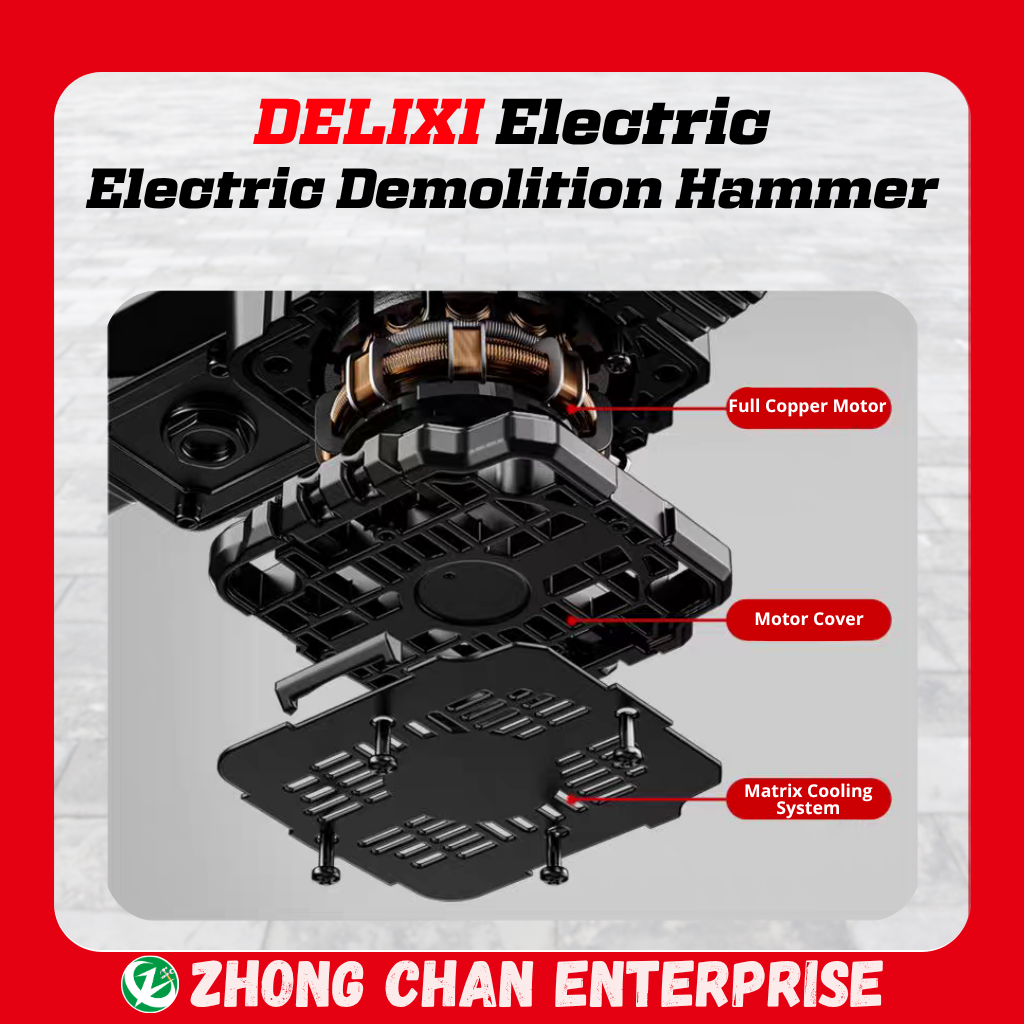 DELIXI Elecric Demolition Hammerc DLX-DG-L9 - Image 5