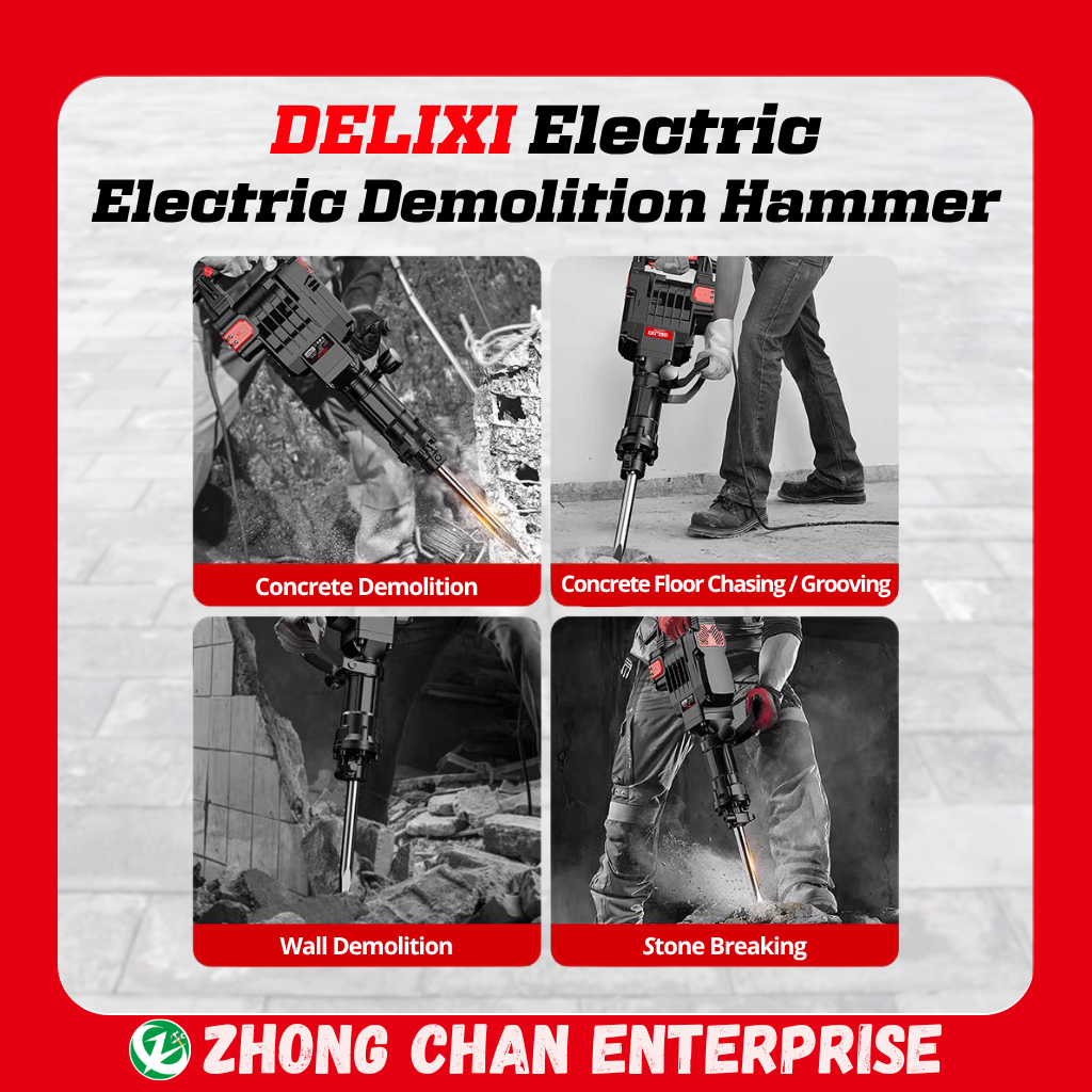 DELIXI Elecric Demolition Hammerc DLX-DG-L9 - Image 4