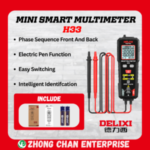 DELIXI H33 Mini Smart Digital Multimeter