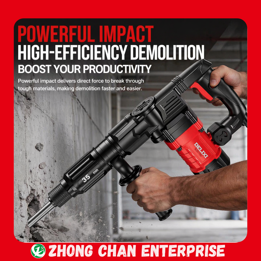 DELIXI Electric Hammer Drill DLX-DG-L1 - Image 3