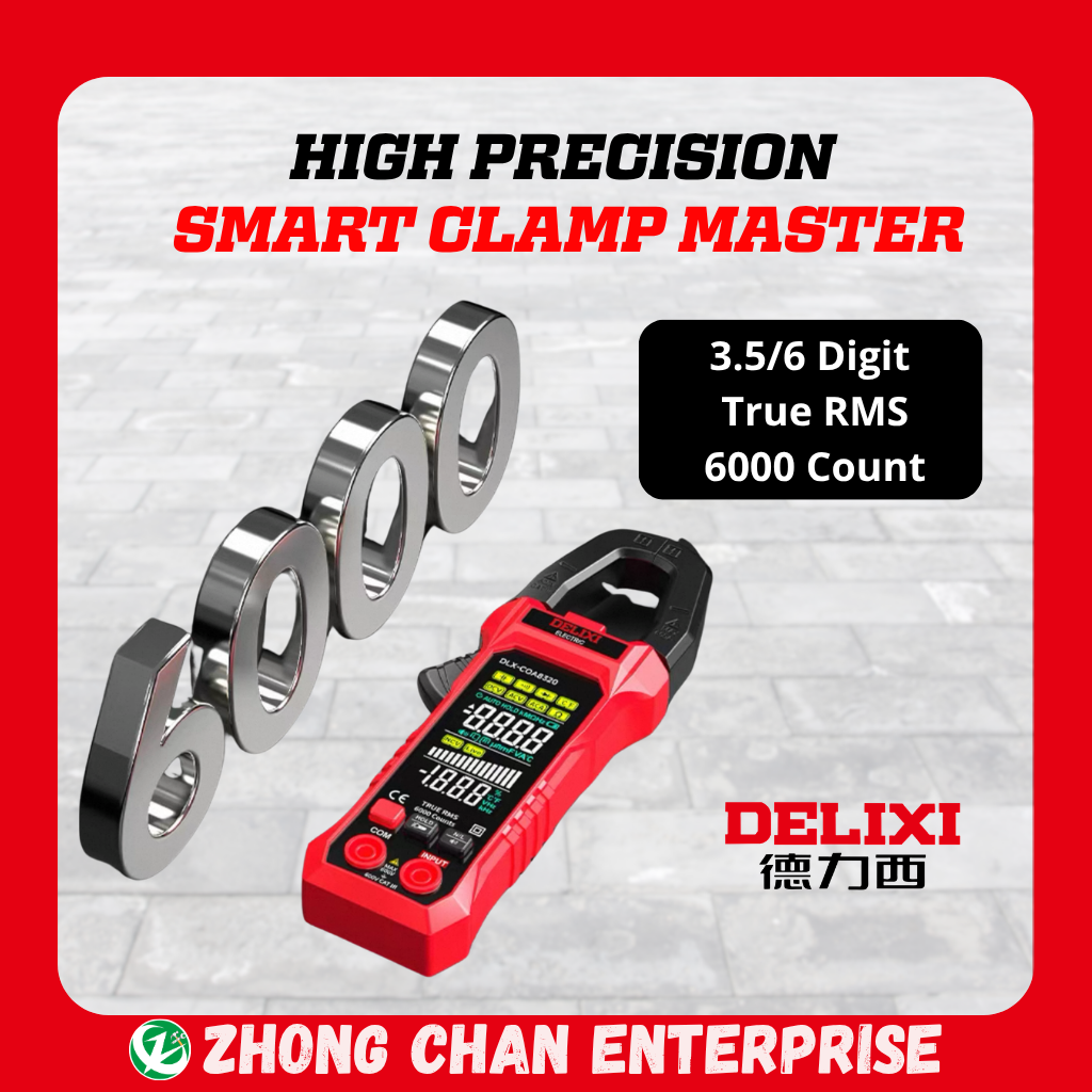 DELIXI High Precision Smart Electric Clamp Master DLX-COA8320 - Image 3