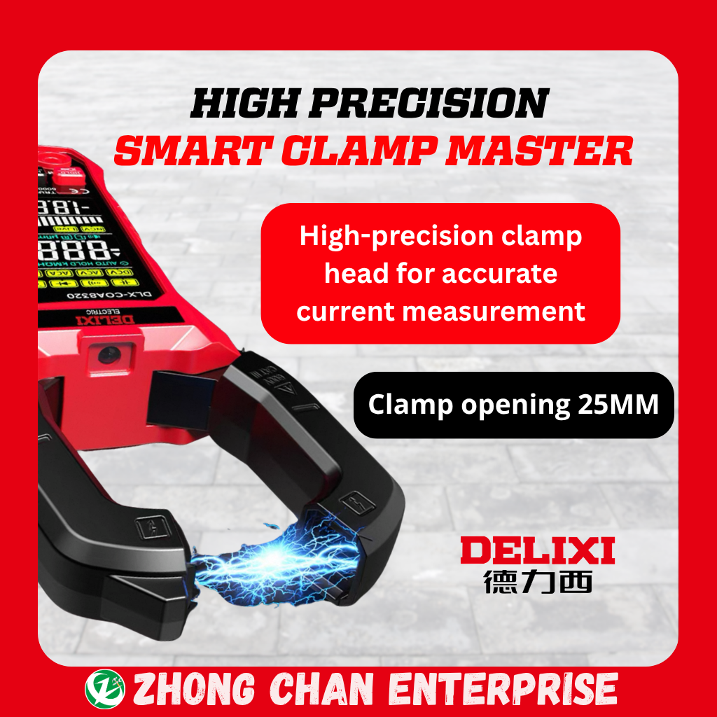 DELIXI High Precision Smart Electric Clamp Master DLX-COA8320 - Image 2