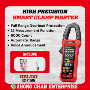 DELIXI High Precision Smart Electric Clamp Master DLX-COA8320