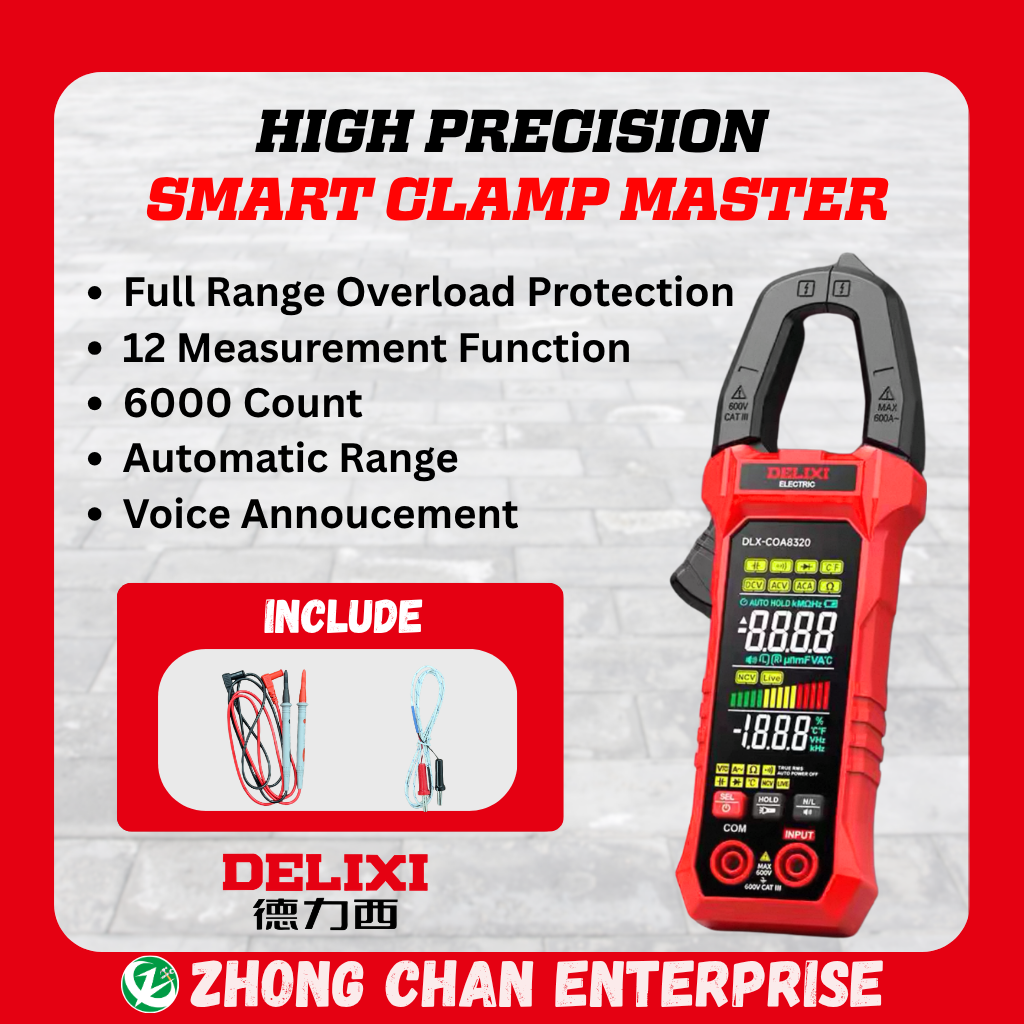 DELIXI High Precision Smart Electric Clamp Master DLX-COA8320